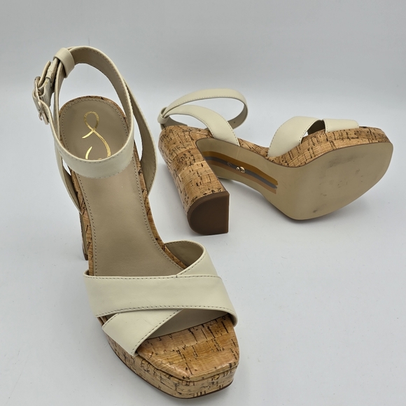 Sam Edelman Women's Kayna Platform Heel Sandals, Modern Ivory, Size 6 - Picture 16 of 16